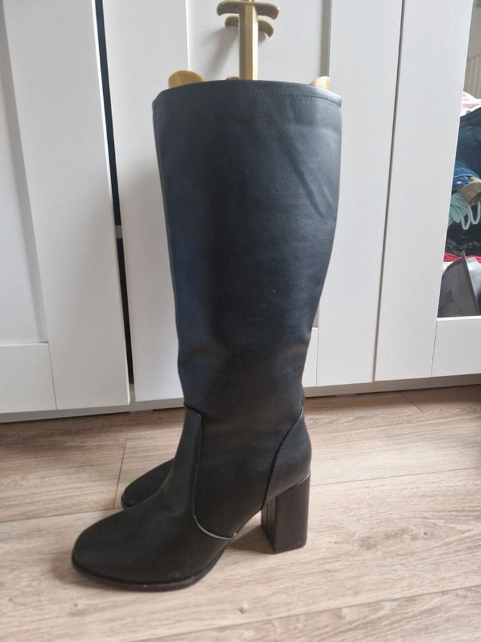 Bottes noires neuves, Kiabi, 38