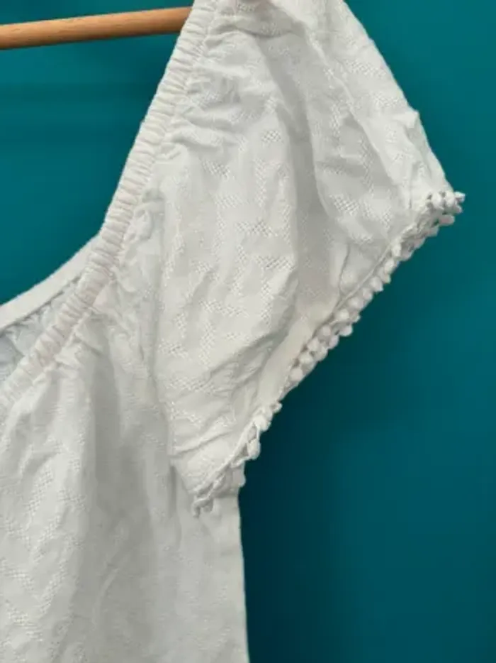 Top blanc à nouer - photo numéro 4