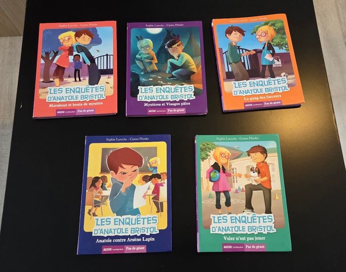 Livres Les enquêtes d'Anatole Bristol x5 - photo numéro 2