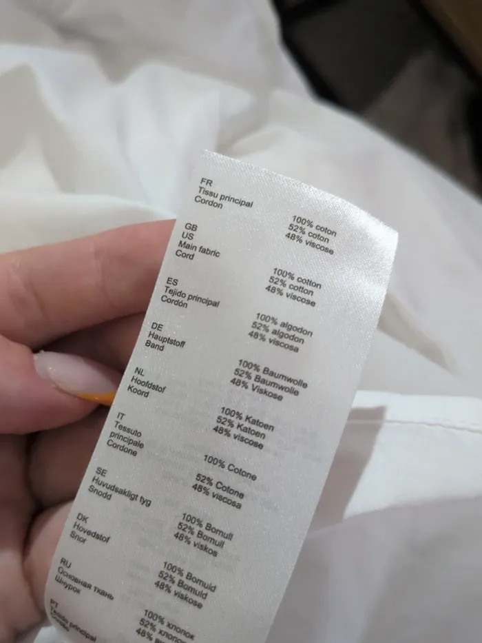 Chemisier blanc MAJE – Taille 3 (L) Très bon état - photo numéro 8