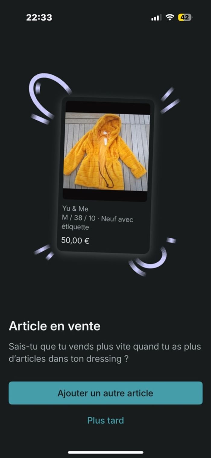 Manteau capuche poil fausse fourrure moutarde orangée Yu&Me - photo numéro 2