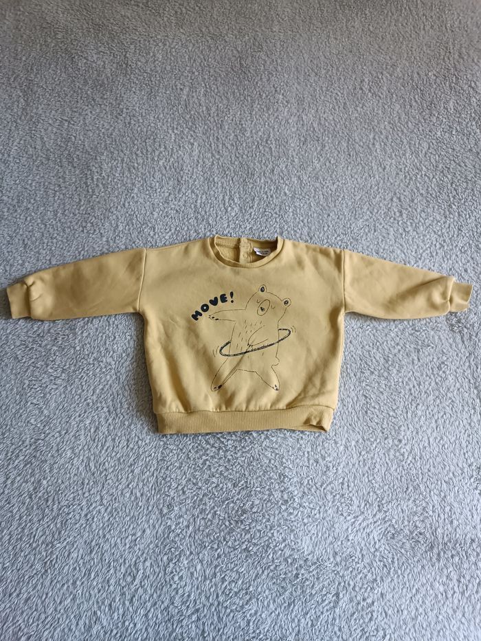 Sweat Tape à l’Œil 18 mois – ours imprimé "MOVE!" - photo numéro 2