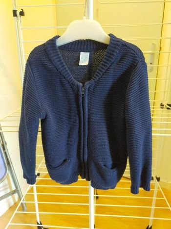 Gilet zippé garçon