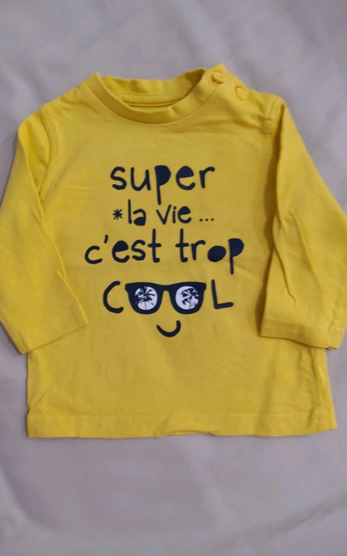 Maillot manches longues 3 mois