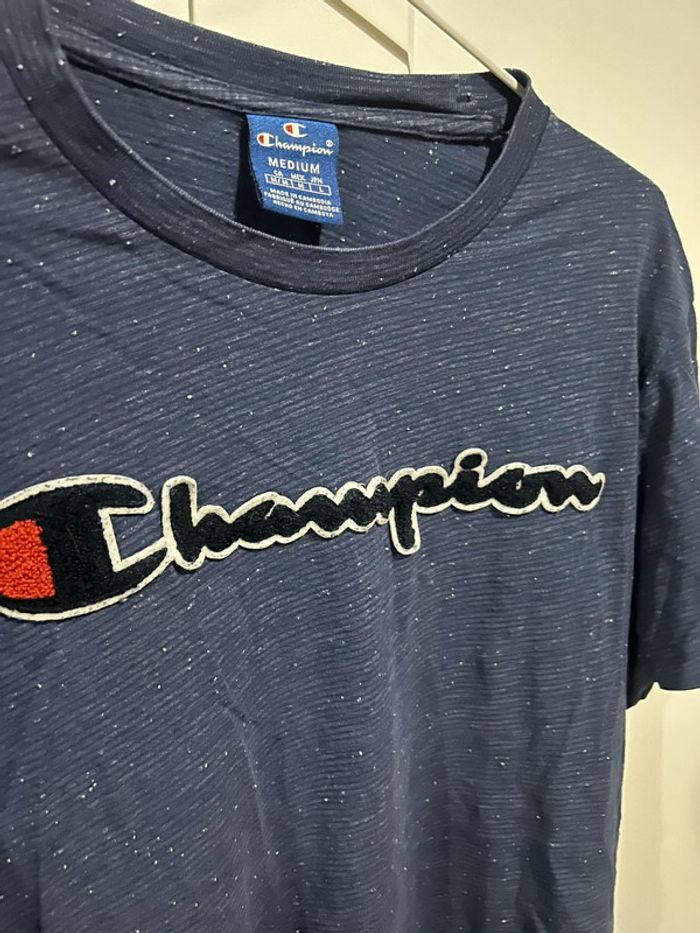 638 – t-shirt Champion bleu marine - photo numéro 3