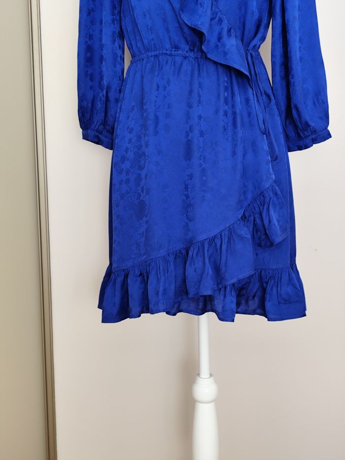 Robe Claudie Pierlot taille 36 bleu dur toutes saisons - photo numéro 3