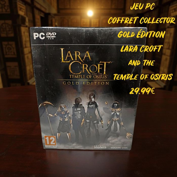 Jeux PC coffret rare gold édition Lara Croft and the temple of osiris Neuf sous blister