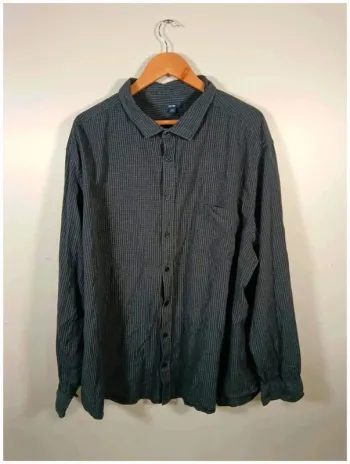 C2 chemise rayé noir Kiabi 5XL