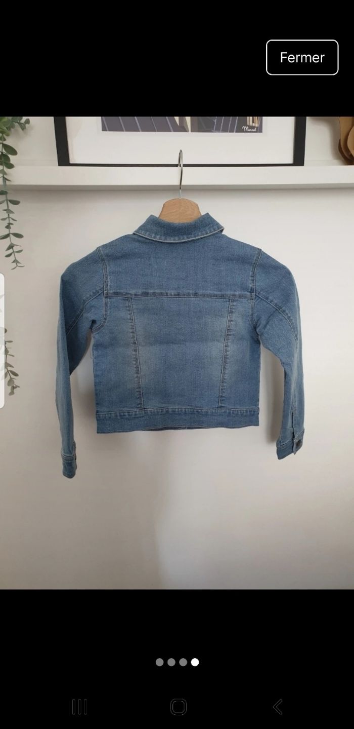 Veste en jean brodée Creeks - photo numéro 3