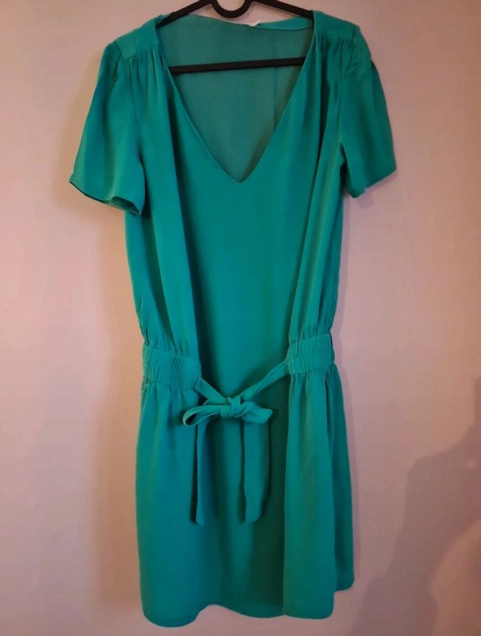 Robe verte see u soon