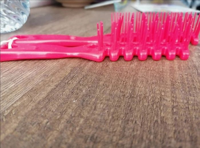 Lot 2 brosses cheveux rouge - photo numéro 3