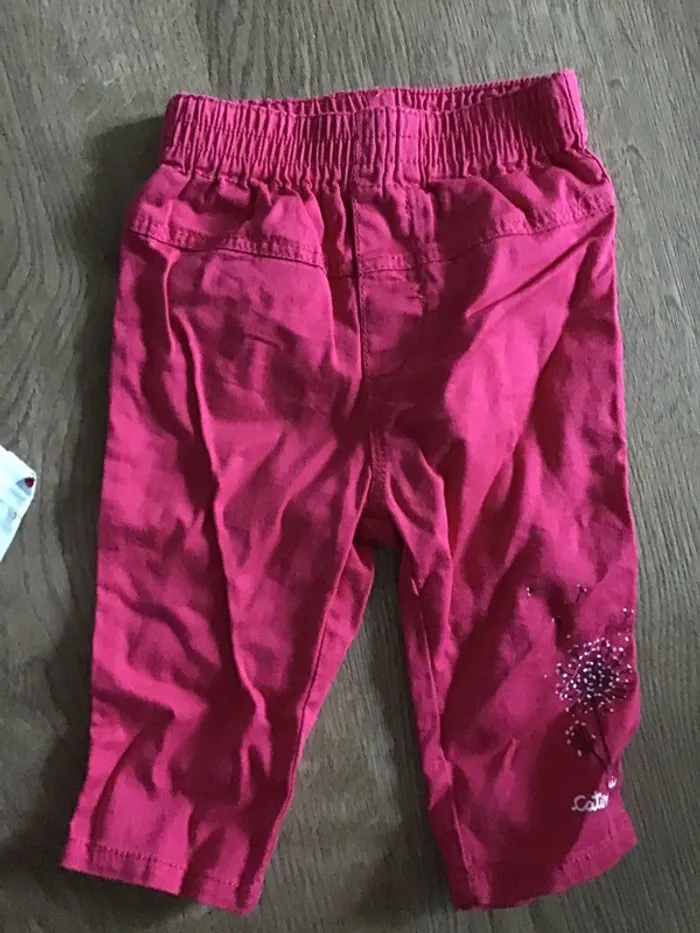 Ensemble Catimini 3 mois blouse et pantalon - photo numéro 3