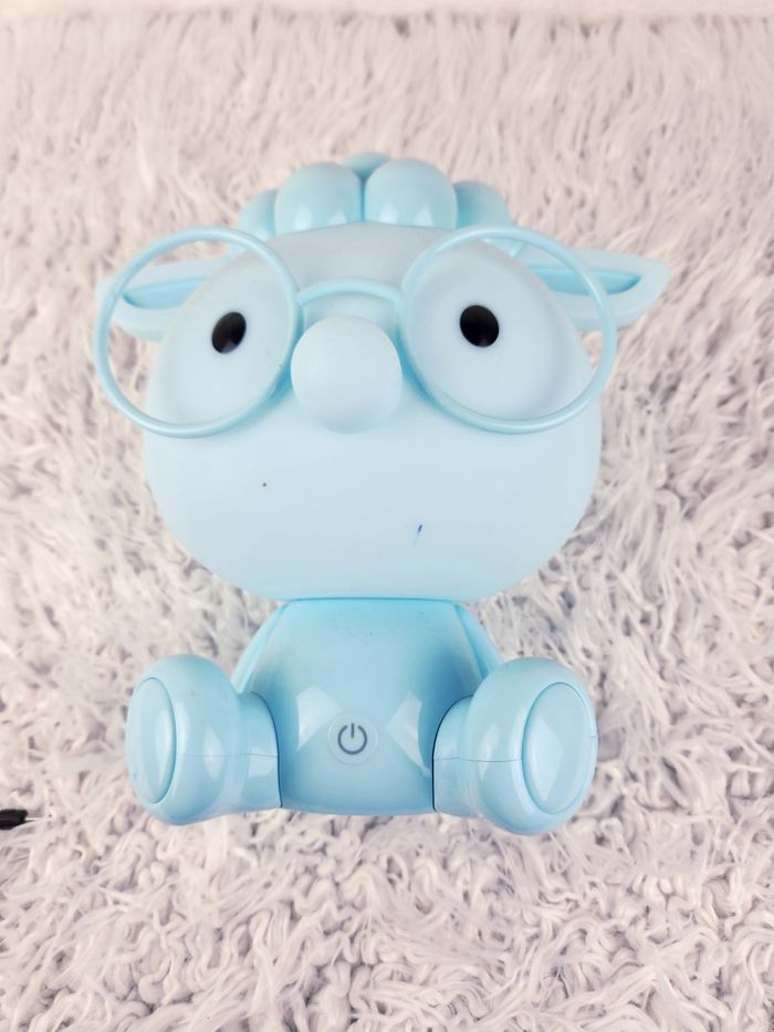 Grande Veilleuse de nuit bleu mouton Led marque Maison du monde 🎅 - photo numéro 7