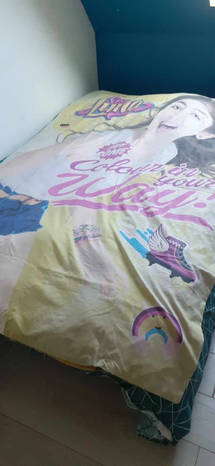 Parure de lit luna (housse de couette et taie) - photo numéro 2