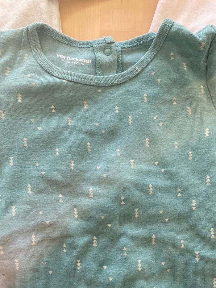 Lot de 3 pyjamas 6mois verbaudet - photo numéro 3