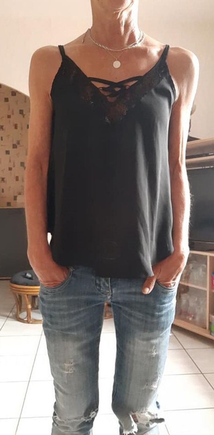 top noir jennyfer xs - photo numéro 4