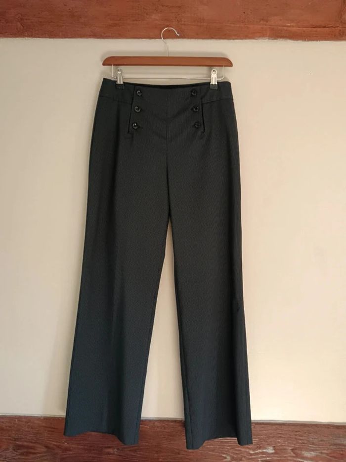 Pantalon bleu marine rayures tennis Burton - photo numéro 4