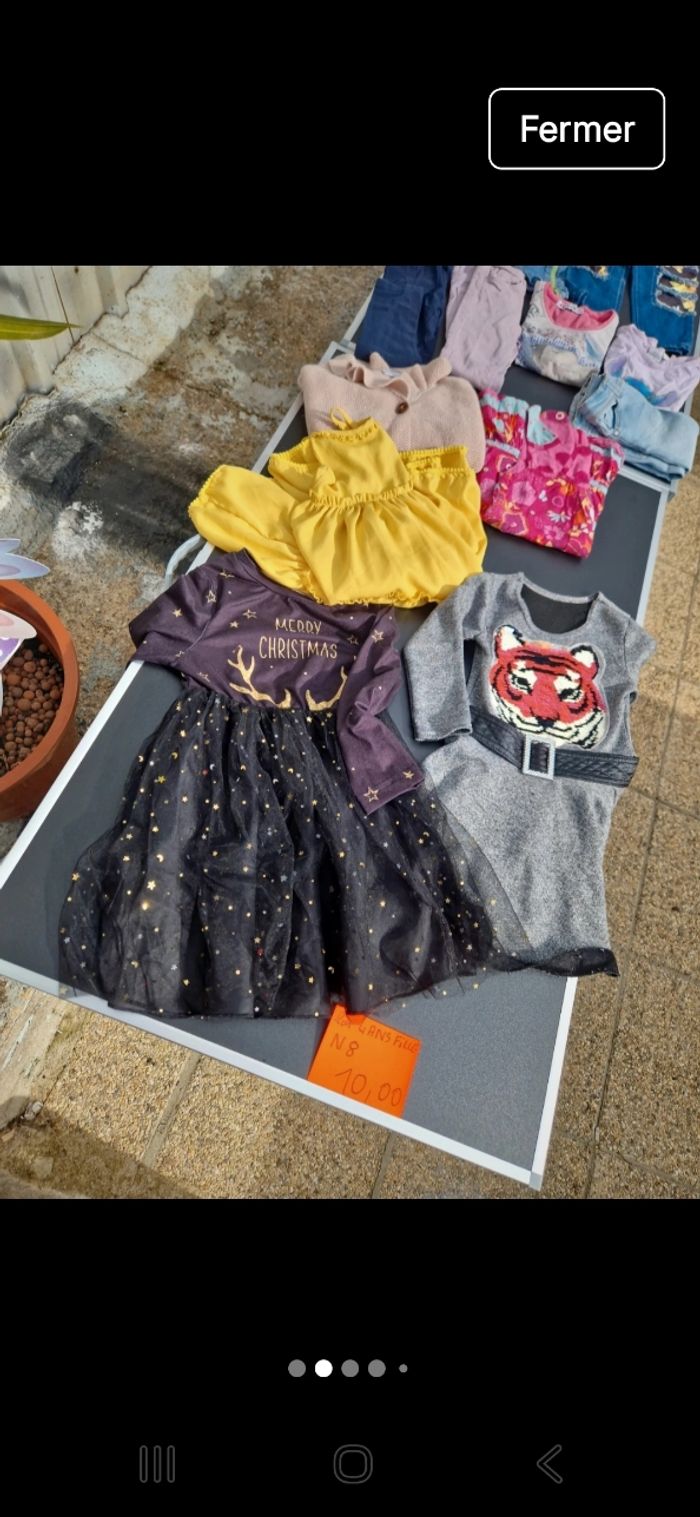 Lot vêtements 4 ans fille N 8 - photo numéro 2