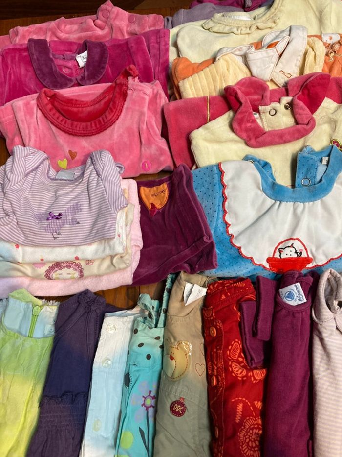Gros lot de vêtements bébé fille 3 mois - photo numéro 2