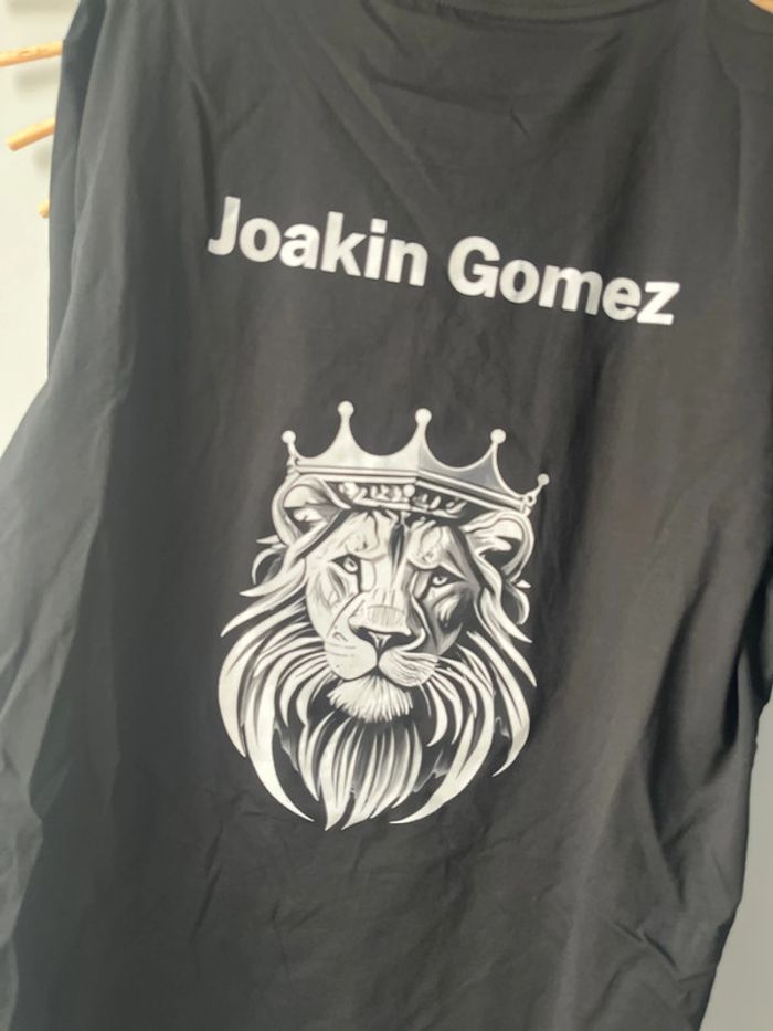 TEE shirt noir taille L Joakin Gomez modèle lion neuf - photo numéro 3