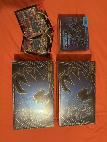 [Neuf/scellé] Pokémon -  GROS LOT DE COFFRETS SCELLÉS : 2 UPC Dracaufeu, 1 ETB ME02 flammes fantasma