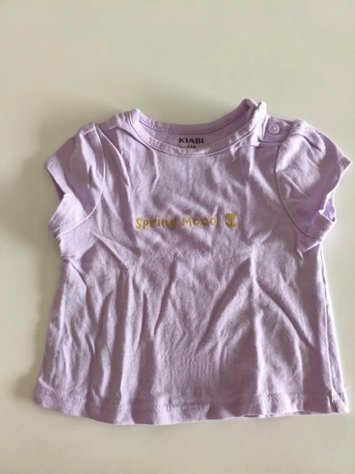 Lot t-shirts bébé fille
