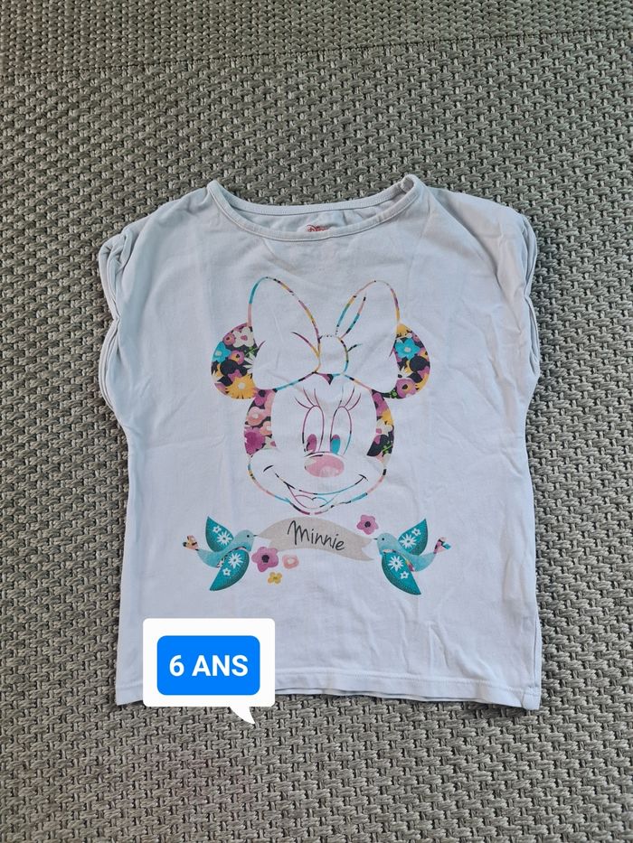 T-shirt manches courtes "minnie" fille - 6 ans