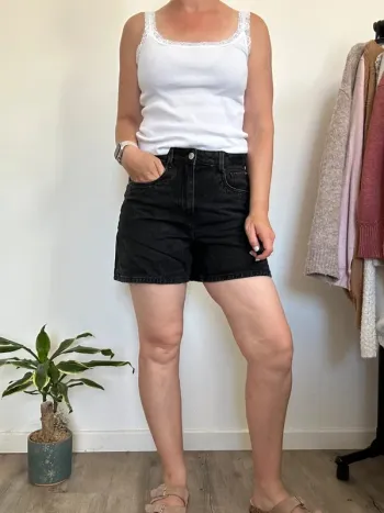 Pimkie Short en jean noir – Taille 38 – Très bon état