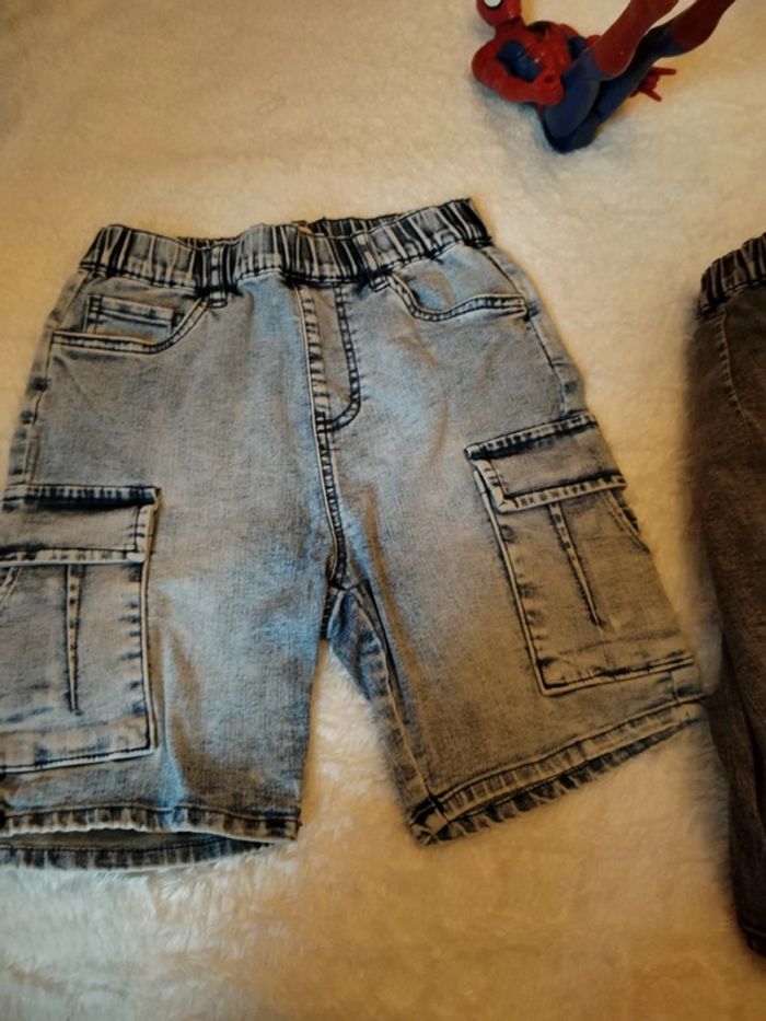 Lot de 2 bermudas jeans souple 6ans - photo numéro 2