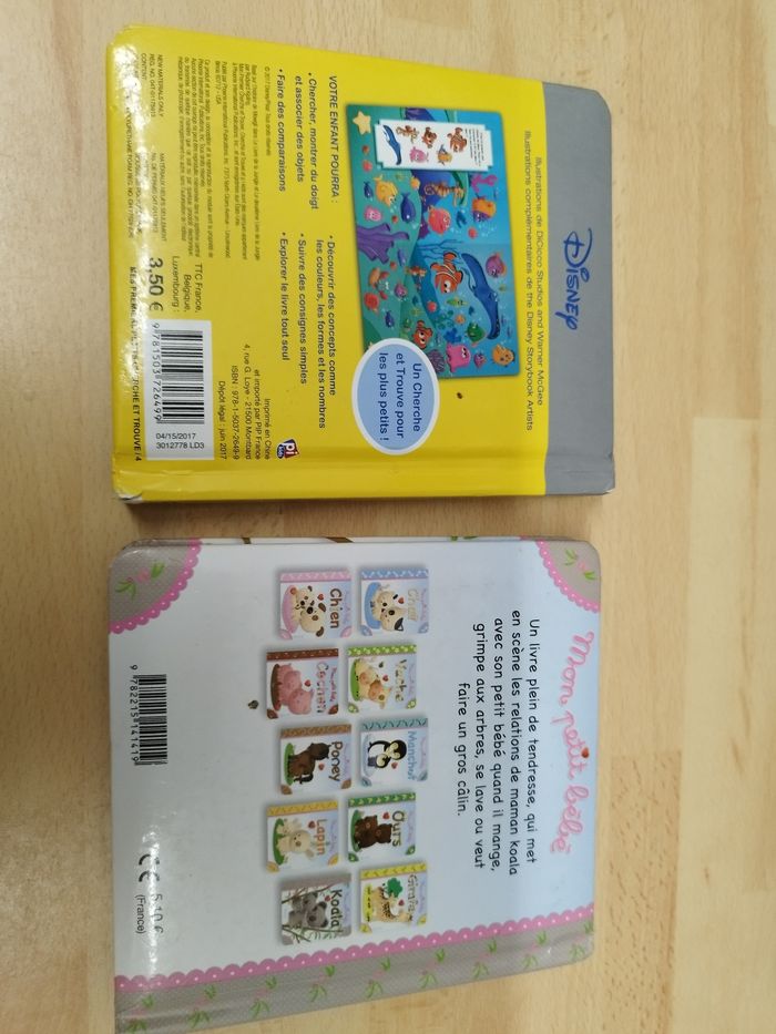 Lot de2 livres pour enfants premier âge - photo numéro 2