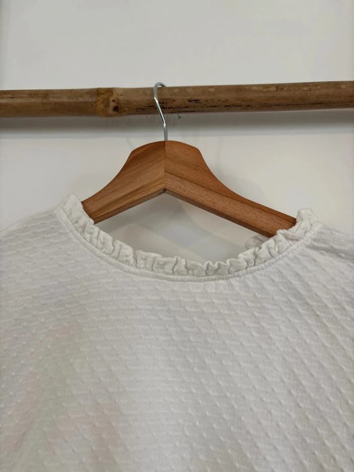 Blouse blanche - Kiabi taille M/L - photo numéro 2