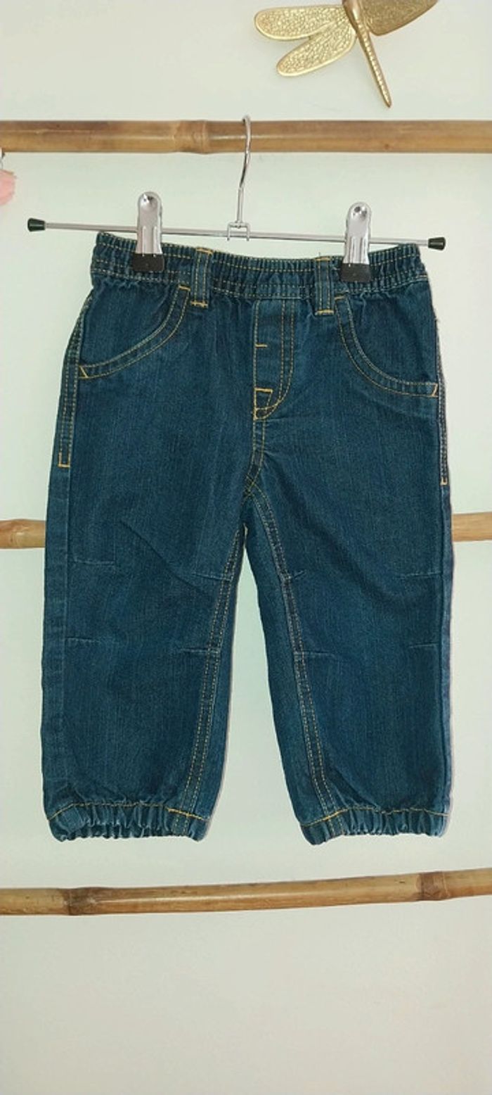 Jean baggy bleu brut 18 mois État neuf