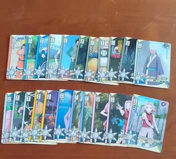 Lot de 22 cartes Naruto