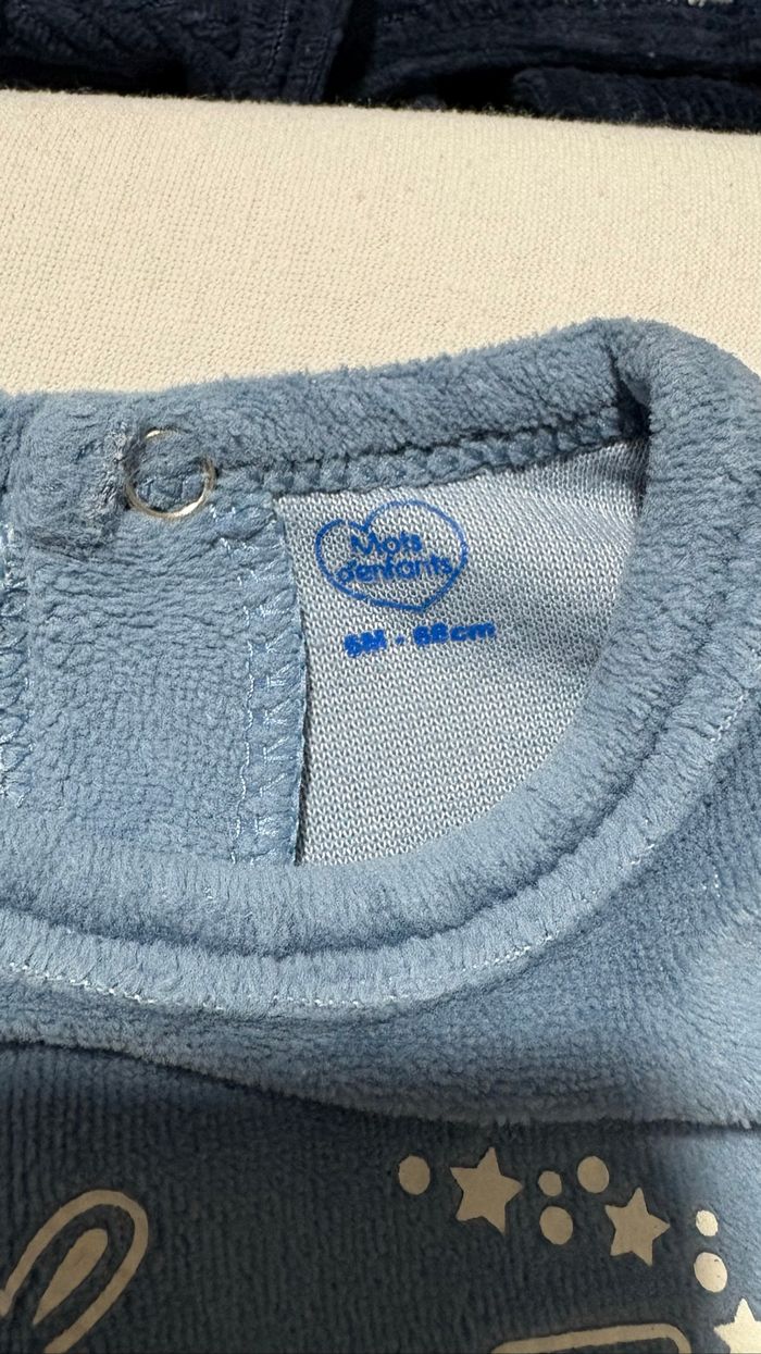 🌙 Pyjama Mots d’enfant – 6 mois - photo numéro 3
