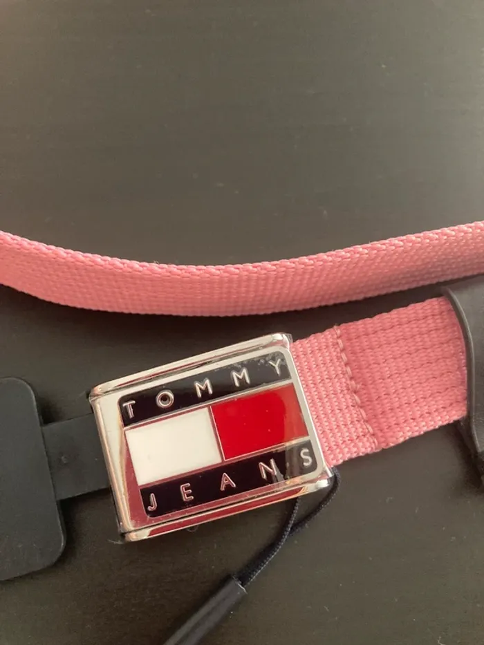 Tommy Hilfiger ceinture rose 80 cm - photo numéro 2
