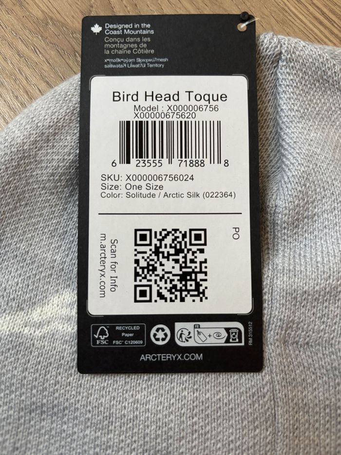 Bonnet Arc'teryx Solitude Arctic Silk neuf - photo numéro 4