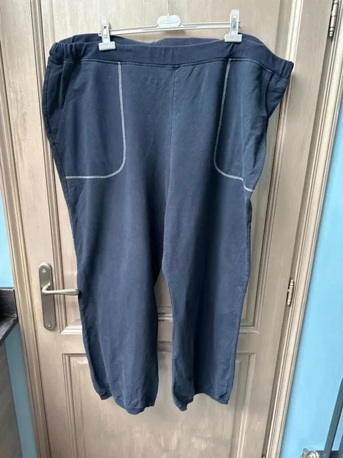Jogging bleu marine 5XL taillissime - photo numéro 3