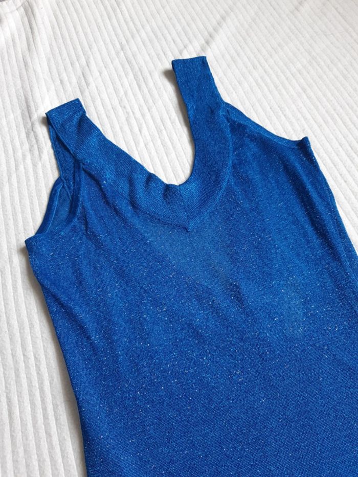 Débardeur long à paillettes T36 - photo numéro 2