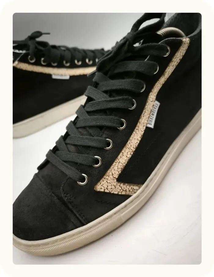 Baskets montantes effet daim Bikkembergs Taille 42 - photo numéro 2