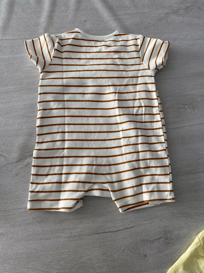 Lot de 4 grenouillères bébé garçon 3 mois C&A - photo numéro 3