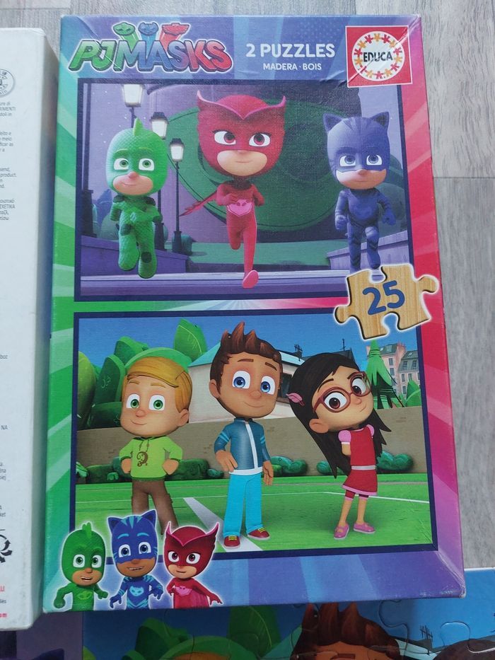 Puzzle Bois- Les Pyjamasques - photo numéro 2