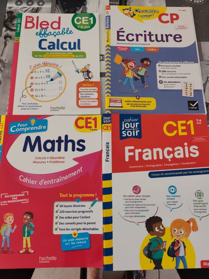Lot Cahier du jour bled. Cp et ce1