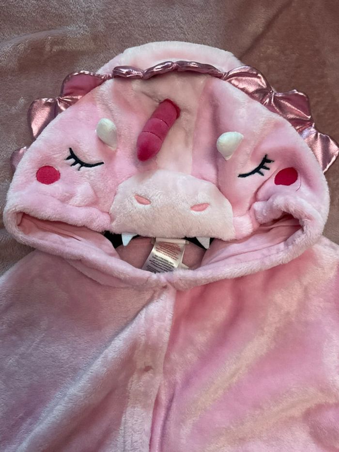 Cape enfant dragon licorne avec poche - photo numéro 3