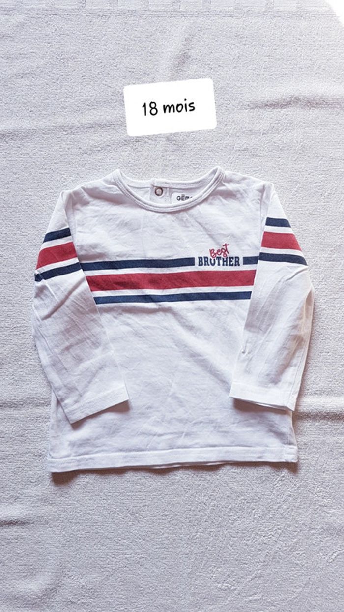 T-shirt gémo 18 mois