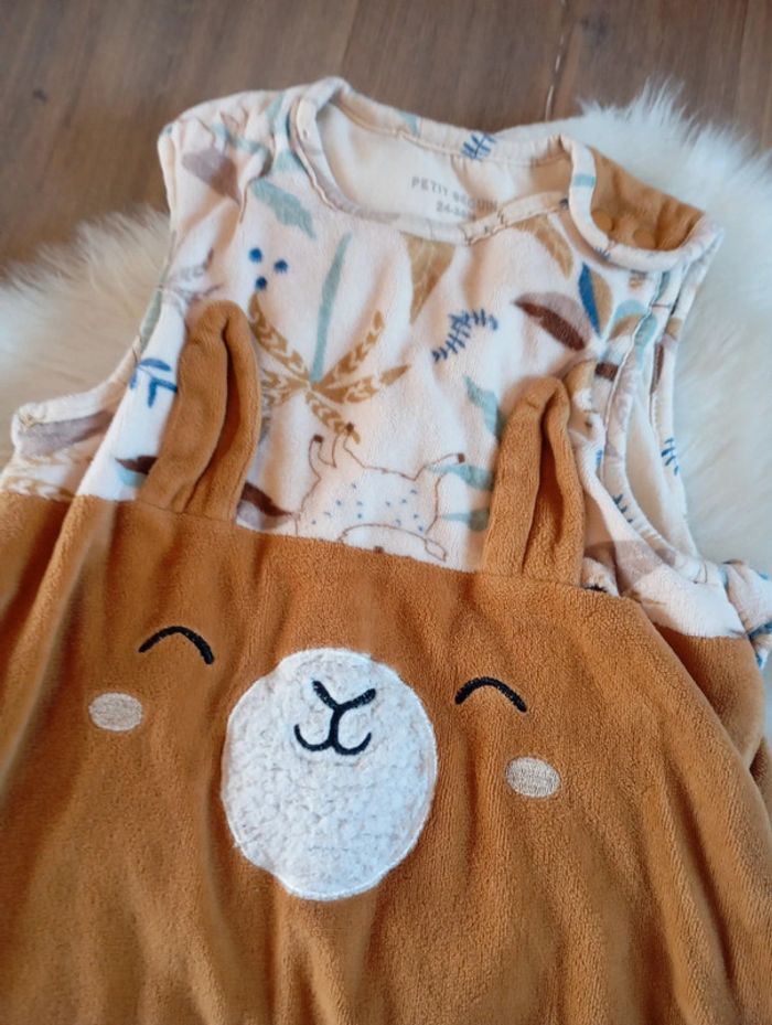 Petit Beguin 🌟 Gigoteuse à Pied Mixte moutarde - pied antidérapant rabattable - 24 / 36 mois - photo numéro 3