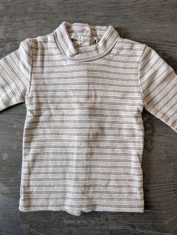 T-shirt manches longues rayé