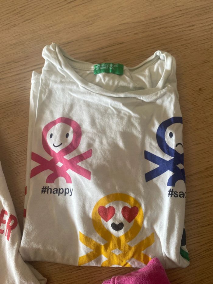 Sweat et t shirts 10 ans Benetton - photo numéro 4