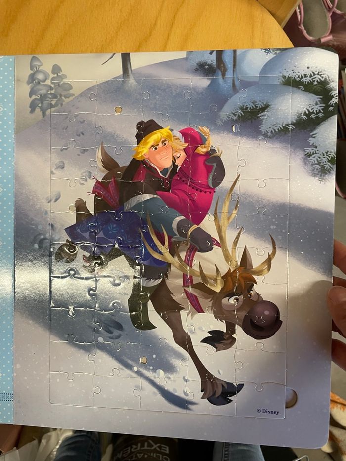 Mon livre puzzle reine des neiges - photo numéro 9
