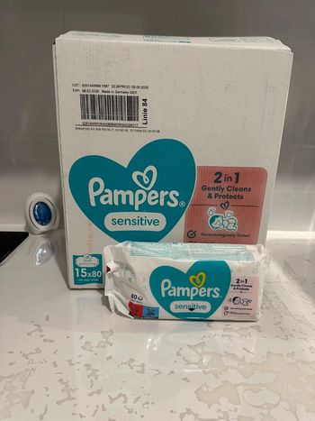 Lingettes Pampers sensitive 