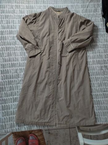 Manteau veste long beige C&A taille 44